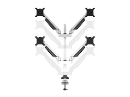 Multibrackets M VESA Gas Lift Arm Quad White