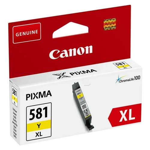 Canon 2051C001/CLI-581YXL Ink cartridge yellow high-capacity, 515 pages ISO/IEC 19752 199 Photos 8.3ml for Canon Pixma TS 6150/8150