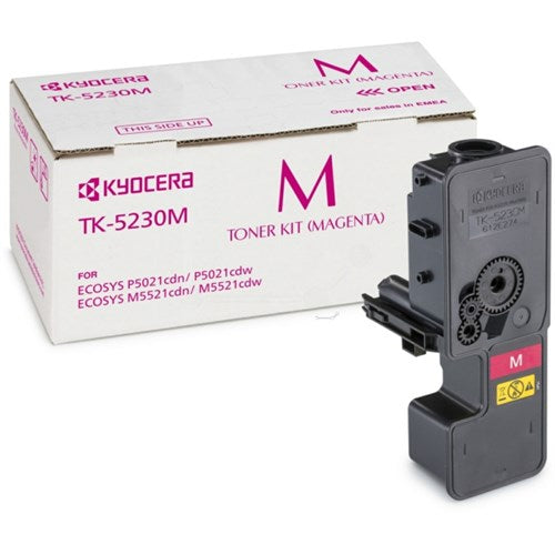 Kyocera 1T02R9BNL0/TK-5230M Toner-kit magenta, 2.2K pages ISO/IEC 19752 for Kyocera P 5021