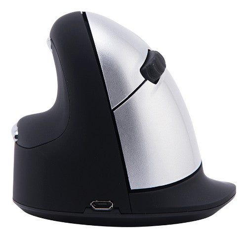 R-Go Tools Ergonomic mouse R-Go HE Break with break software, large (hand size ≥ 185 mm), left-handed, Bluetooth, black