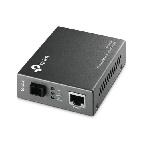 TP-Link Omada MC111CS network media converter 100 Mbit/s Single-mode Black