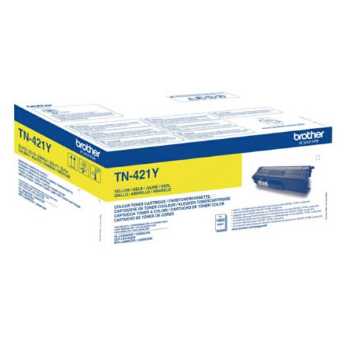 Brother TN-421Y Toner-kit yellow, 1.8K pages ISO/IEC 19752 for Brother HL-L 8260/8360