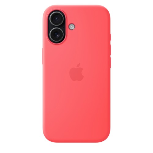 Apple iPhone 17 Silicone Case with MagSafe – Bright Guava