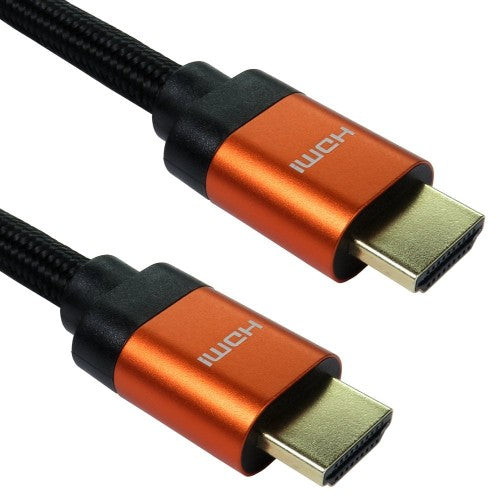 Cables Direct CDLHD8K-00CP HDMI cable 0.5 m HDMI Type A (Standard) 2 x HDMI Type A (Standard) Black, Orange