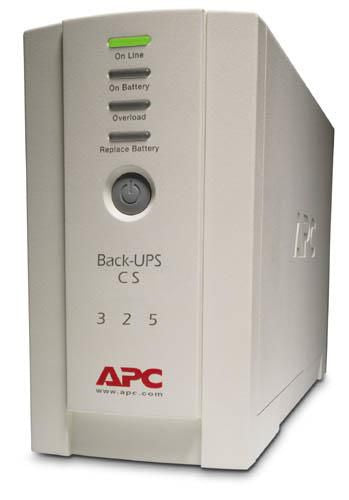 APC Back-UPS CS 325VA, 230V, without auto shutdown software, 4 IEC outlets (1 surge)
