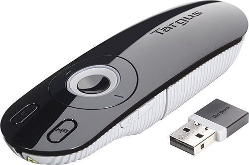 Targus Laser Presentation Remote wireless presenter Black, Grey