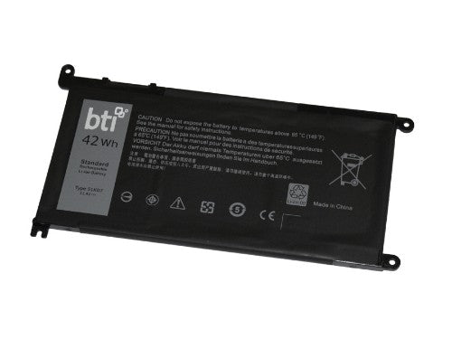 BTI 42Wh cell 0FY8XM compatible battery for DELL CHROMEBOOK 3100 2-IN-1 CHROMEBOOK 5190 2-IN-1 CHROMEBOOK 3189 CHROMEBOOK 3180
