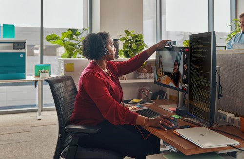 HP Poly Blackwire 3310 Microsoft Teams Certified Headset +USB-C/A Adapter TAA