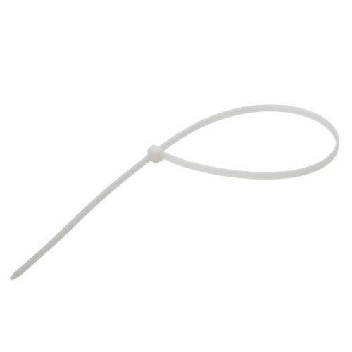 connektgear Plastic Cable Ties (High Tensile Strength) 300 x 3.6mm - Pack of 100 - Natural