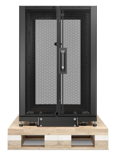 APC NetShelter SX, Server Rack Enclosure, 18U, Shock Packaging, Black, 925H x 600W x 1070D mm
