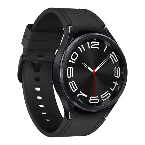 Samsung Galaxy Watch6 Classic SM-R955FZKAEUA smartwatch / sport watch 3.3 cm (1.3") OLED 43 mm Digital 432 x 432 pixels Touchscreen 4G Black Wi-Fi GPS (satellite)
