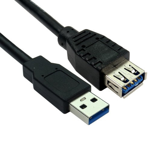 Cables Direct USB 3.0 USB cable USB 3.2 Gen 1 (3.1 Gen 1) 5 m USB A Black