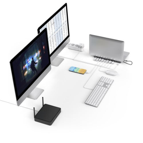 Hama USB-C Docking Station, Connect2Office Pro, 10 Ports