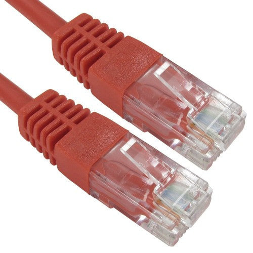 Cables Direct URT-601.5R networking cable Red 1.5 m Cat5e U/UTP (UTP)