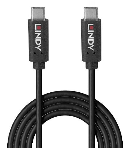 Lindy 36975 USB cable USB 3.2 Gen 2x2 0.5 m USB C Black