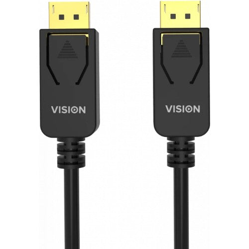 Vision TC 2MDP8K/BL DisplayPort cable 2 m Black