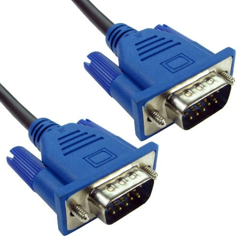 Cables Direct CDEX-LPLZ-02BL VGA cable 2 m VGA (D-Sub) Black, Blue