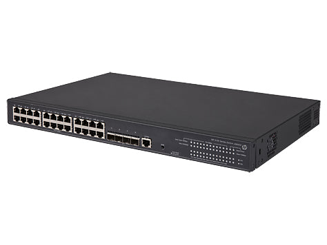 HPE 5130-24G-PoE+-4SFP+ (370W) EI Managed L3 Gigabit Ethernet (10/100/1000) Power over Ethernet (PoE) 1U Black