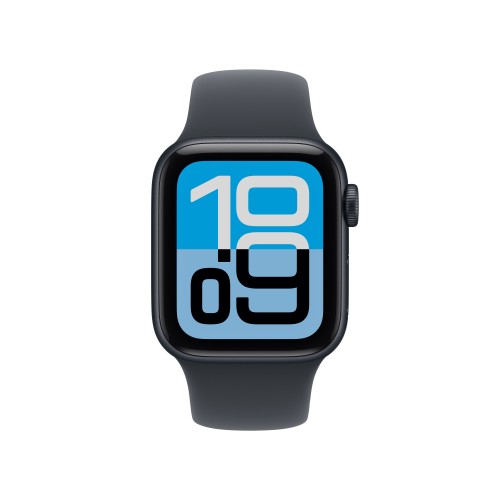 Apple Watch SE (3nd generation) SE 3 GPS + Cellular 40mm Midnight Aluminium Case with Midnight Sport Band - M/L