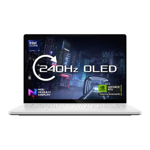 ASUS ROG Zephyrus G16 GU605CR-QR110W Intel Core Ultra 9 285H Laptop 40.6 cm (16") WQXGA 32 GB LPDDR5x-SDRAM 2 TB SSD NVIDIA GeForce RTX 5070 Ti Wi-Fi 7 (802.11be) Windows 11 Home White