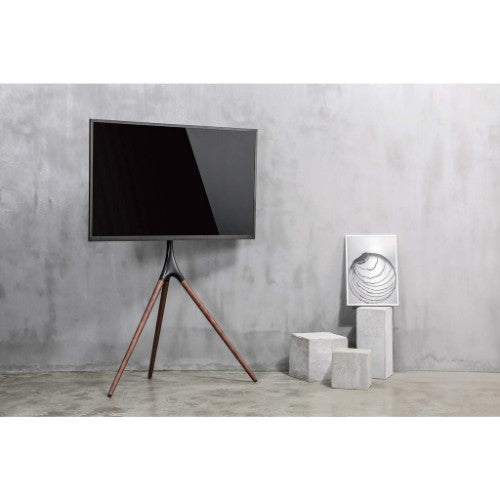 Manhattan Tripod Floor Mount for TV & Monitors, Stand Assembly, For screens: 37" to 65", VESA compatibility: all between 200x200 to 600x400mm - check the dimensions of the four mounting holes on back of screen to ensure it fits, Max 32kg, Black, LFD, Brac