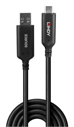 Lindy 10m USB 3.2 Gen 1 Type A to C Fibre Optic Hybrid Cable