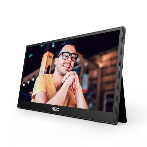 AOC 16T3EA portable TV/monitor Black 39.6 cm (15.6") 1920 x 1080 pixels