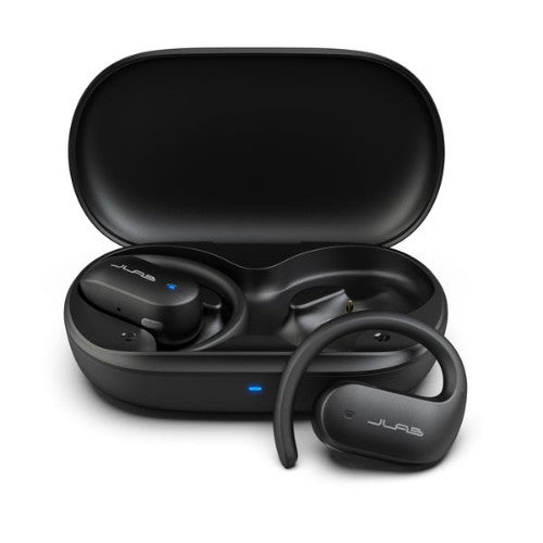 JLab Open Sport Headset True Wireless Stereo (TWS) In-ear Calls/Music/Sport/Everyday Bluetooth Black