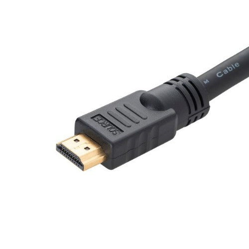 connektgear 20m HDMI V2.0 4K UHD Active Connector Cable - Male to Male Gold Connectors + Ferrite Cores