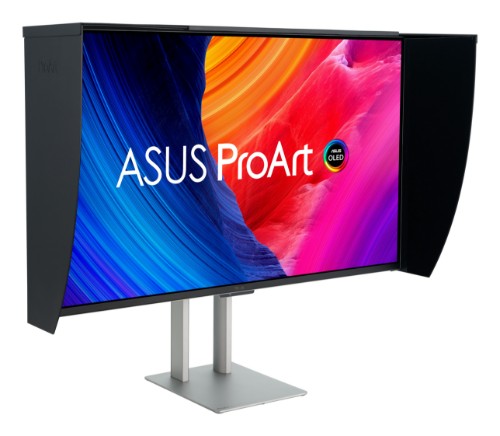 ASUS ProArt OLED PA32UCDMR-K computer monitor 80 cm (31.5") 3840 x 2160 pixels 4K Ultra HD QD-OLED Black, Silver