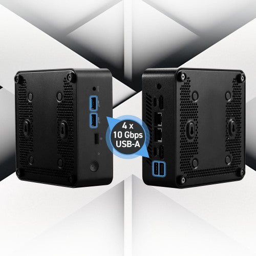 MSI Cubi NUC 1M Intel Core 5 120U Desktop PC, NUC, SFF, Mini Computer, HTPC, (8GB RAM, 512GB Storage, Windows 11 PRO), Intel Graphics/DDR5/Dual ThunderBolt 4/Dual HDMI/Dual LAN/WiFi 6E/BT 5.3/VESA