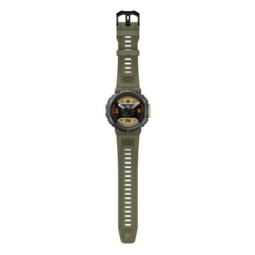 Amazfit T-Rex 2 3.53 cm (1.39") AMOLED 47 mm Digital 454 x 454 pixels Touchscreen Black, Green GPS (satellite)