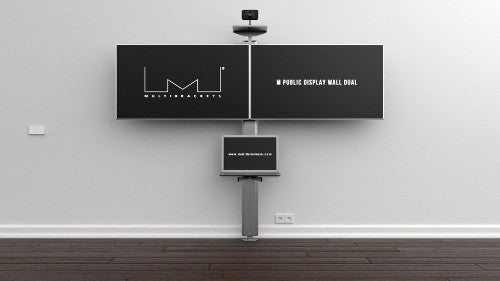 Multibrackets M Public Display Wall 180 Dual Silver