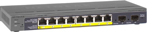NETGEAR GS110TP Managed L2/L3/L4 Gigabit Ethernet (10/100/1000) Power over Ethernet (PoE) Grey