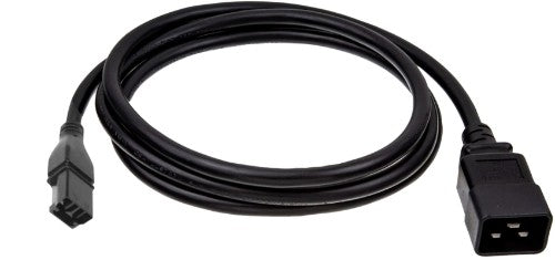 HPE SDG300 - C20 250V 16Amp Black 0.5m Jumper Cord