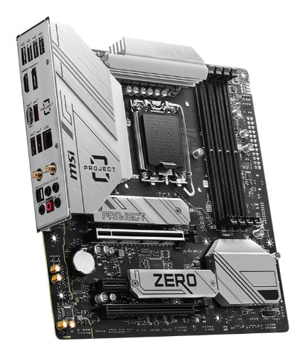 MSI B760M PROJECT ZERO motherboard Intel B760 LGA 1700 micro ATX