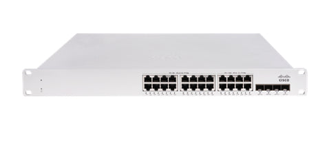 Cisco Meraki MS150-24P-4X network switch Managed L2/L3 Gigabit Ethernet (10/100/1000) Power over Ethernet (PoE) 1U Grey