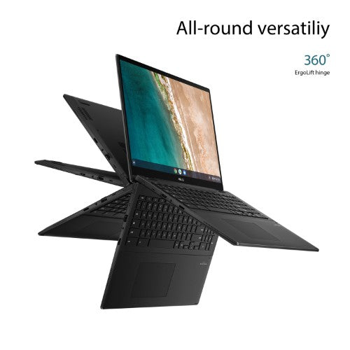 ASUS Chromebook Flip CX5 CX5601FBA-MC0083 Intel® Core™ i5 i5-1235U 40.6 cm (16") Touchscreen WUXGA 8 GB LPDDR4x-SDRAM 512 GB SSD Wi-Fi 6E (802.11ax) ChromeOS Grey