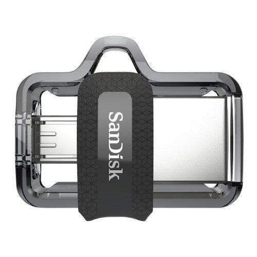 SanDisk 173386 USB flash drive 128 GB USB Type-A / Micro-USB Black, Transparent