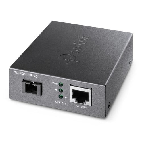 TP-Link Omada 10/100 Mbps RJ45 to 100 Mbps Single-mode SC WDM Bi-Directional Fiber Converter
