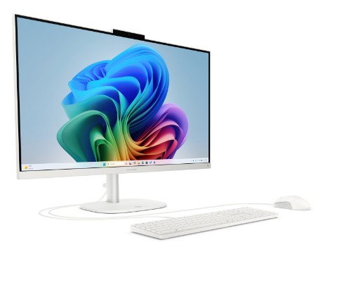 HP OmniStudio All-in-One Desktop Next Gen AI 27-cw0004na PC Copilot+ PC AMD Ryzen™ AI 7 445 68.6 cm (27") 1920 x 1080 pixels 16 GB DDR5-SDRAM 1 TB SSD Windows 11 Home Wi-Fi 7 (802.11be) White