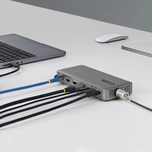 StarTech.com USB4 Docking Station, Driverless Dual 4K for macOS and Windows, Universal USB-C Dock with 100W Laptop Charging and 2.5GbE