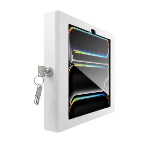Compulocks iPad Pro M4 & M5 11", Apex Secured Enclosure Wall Mount - White