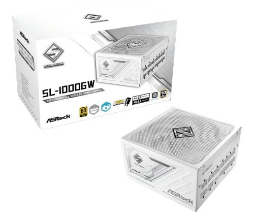Asrock SL-1000GW Steel Legend power supply unit 1000 W 20+4 pin ATX ATX White