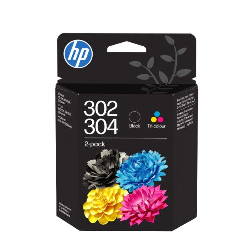 HP B82L1AE/302/304 Printhead cartridge multi pack black + color 120pg + 100pg Pack=2 for HP DeskJet 1110/2130/2620/3720/OfficeJet 5200