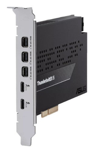 ASUS ThunderboltEX 5 interface cards/adapter Internal Mini DisplayPort, PCIe, USB 2.0