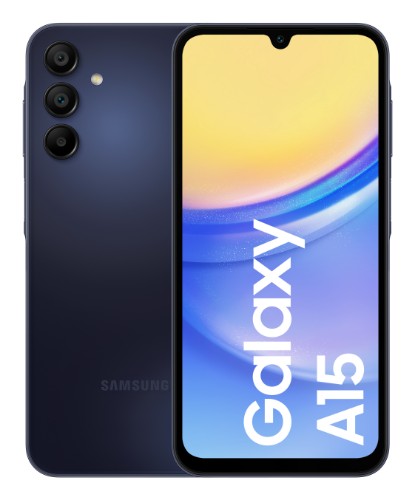 Samsung Galaxy A15 16.5 cm (6.5") Dual SIM Android 14 4G USB Type-C 4 GB 128 GB 5000 mAh Black, Blue