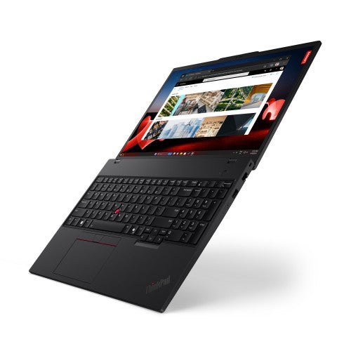 Lenovo ThinkPad T16 Gen 3 Intel Core Ultra 5 125U Laptop 40.6 cm (16") Touchscreen WUXGA 16 GB DDR5-SDRAM 512 GB SSD Wi-Fi 6E (802.11ax) Windows 11 Pro UK English Black