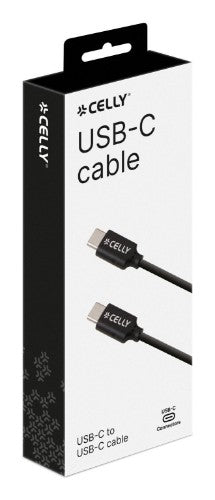 Celly USBCUSBCBK USB cable USB 2.0 1 m USB C Black
