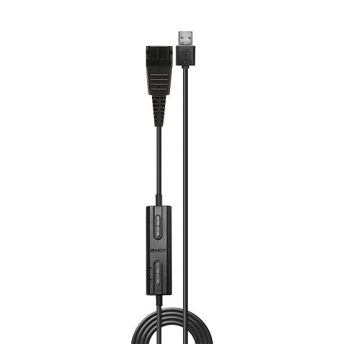Lindy USB Type A to Jabra Quick Disconnect Headset Adapter